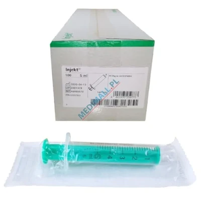 Image de B Braun Lot de 100 seringues jetables pour injection Marron 5 ml