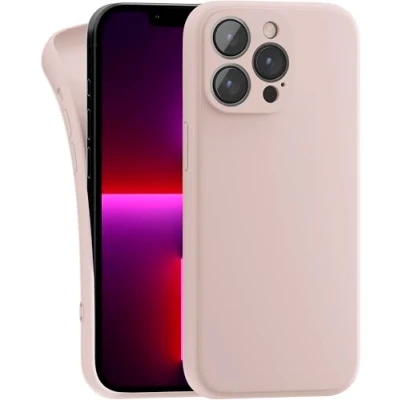 Image de MyGadget Coque Compatible avec Apple iPhone 13 Pro Max Case TPU Souple &amp; Soft Cover Protection Extra Fine Légère Étui Coloré Anti Choc et Rayures Rose