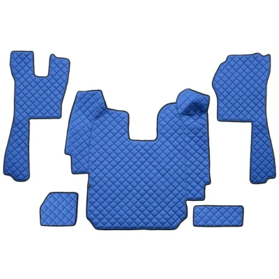 Image de F CORE FL03 BLUE Ensemble de tapis sol Similicuir avant 5 Bleu