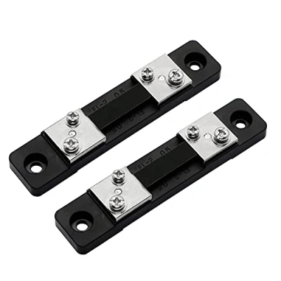 Image de RIIEYOCA 50A 75MV DC Courant shunt résistance pour ampère mètre（2 Pcs）