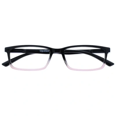 Image de OPULIZE See Lunettes de Lecture Anti Lumière Bleue Monture Étroite Charnières à Ressort Améliore le Sommeil Jeux Ordinateur Rose Hommes Femmes B9 4+1.00