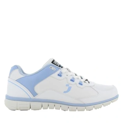 Image de Oxypas Safety Jogger Sunny Chaussures de sécurité pour Femmes Résistantes à la déchirure, légères et Confortables Idéales Les Soins, médecine Restauration Bleu Clair 37 EU