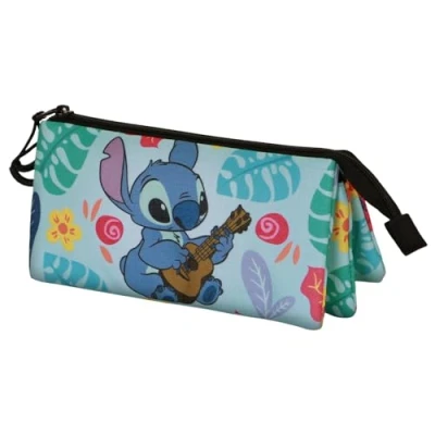 Image de Trousse Disney Lilo et Stitch Vert Taille Unique Zippée