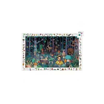 Image de Djeco puzzle la forêt enchantée (100 pièces)