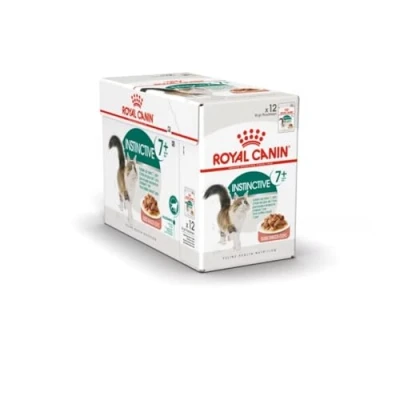 Image de Bouchées en sauce ROYAL CANIN Instinctive +7 12 Sachets de 85 g Alimentation Senior Pâtée pour chat