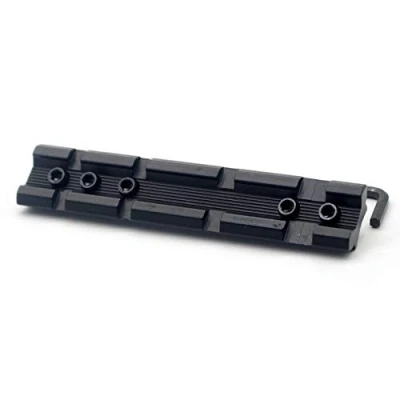 Image de TRIROCK 100mm Length Dovetail to Weaver Adapter with 21mm Width Picatinny Rail for Rifle Flashlight, Scope, Torch Mount Converter