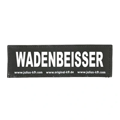 Image de JULIUS K 9 1 Paire de Patchs interchangeables Wadenbeisser Taille S Noir