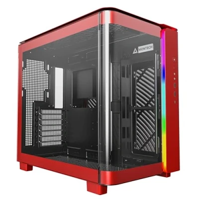 Image de Montech King 95 Midi Tower, Tempered Glass, ARGB Rot