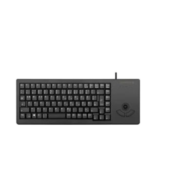 Image de CHERRY SECURE BOARD 1.0, Disposition italienne, clavier QWERTY, de sécurité filaire avec lecteur intégré pour cartes à puce et cartes/tags interface RF/NFC, Noir