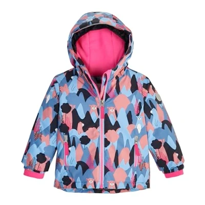 Image de first instinct by killtec Mixte Bébé Fisw 29 Mns Jckt Veste De Ski Fonctionnelle Avec Capuche Et Jupe Pare neige, Light Blue, 122 128 EU