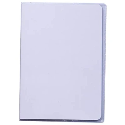 Image de Calligraphe 73050AMZC Un Protège Cahier Cristalux Incolore A5 14,8x21 cm 22/100ème avec Porte Étiquette PVC Transparent Lisse