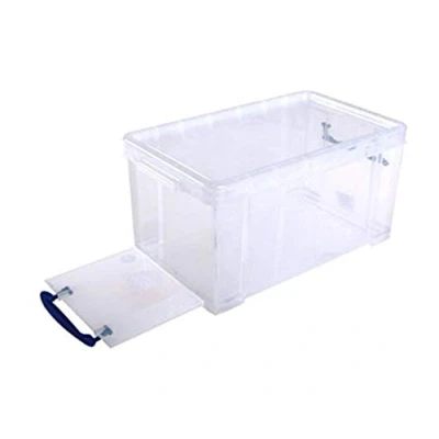 Image de 3 x Really Useful Box 8 L Open Front 340 200 175 mm Transparent