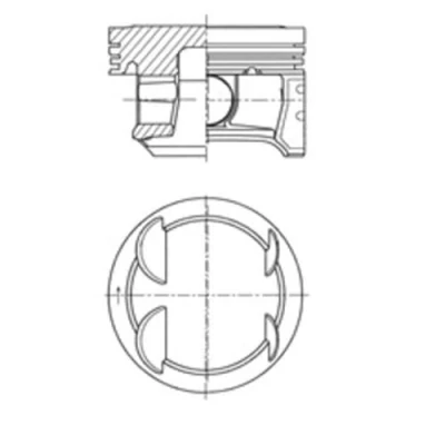 Image de KOLBENSCHMIDT 41006600 Piston 73,4 OPEL: Corsa D 3/5 portes