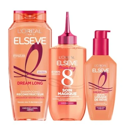 Image de L’Oréal Paris Elseve Dream Long Routine Capillaire Reconstructrice Cheveux Longs