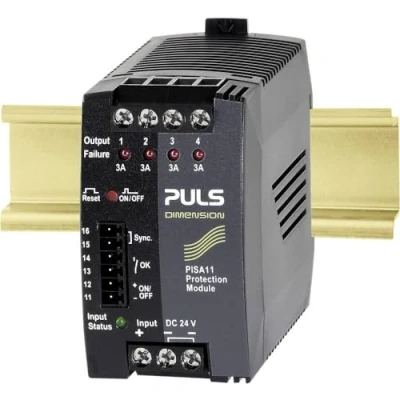 Image de PULS Dimension PISA11.403 Module de fusible 24 V/DC 20 A Nombre Sorties : 4 x Contenu 1 pièce.