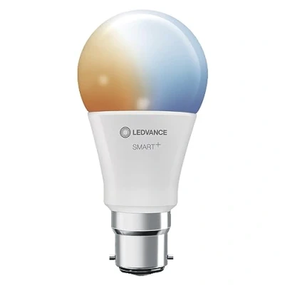 Image de LEDVANCE Lampe LED intelligente avec technologie WiFi, base B22d, dimmable, couleur de la lumière variable (2700 6500K), remplacement 60W, SMART+ WiFi Classic Tunable White, lot 3