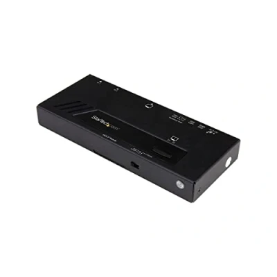 Image de StarTech.com Switch vidéo HDMI automatique à 2 ports avec commutation rapide 4K (VS221HD4KA)