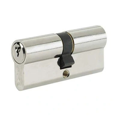 Image de Yale P ED4045 SNP Euro Double Cylindre 3 clés fournies, sécurité Standard, Emballage Visi, Convient à Tous Les Types de Portes, 40:10:45 (95 mm), Finition Nickel