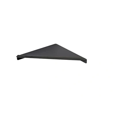 Image de Sagittarius One 280S1 B Étagère Douche d&#039;angle Noir Porte Shampoing en Acier Inoxydable Gel Salle De Bain Serviteur Etagere