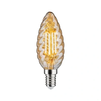 Image de Paulmann 28709 Ampoule LED à Filament 4,7 W Intensité Variable Or 2500 K Lumière dorée E14, 4