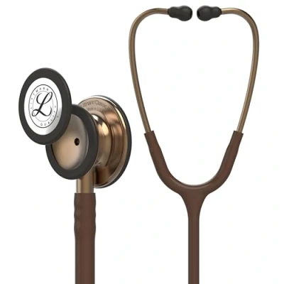 Image de 3M Littmann Stéthoscope de Surveillance Classic III, Tubulure Chocolat, Edition Cuivre, 69 cm, 5809