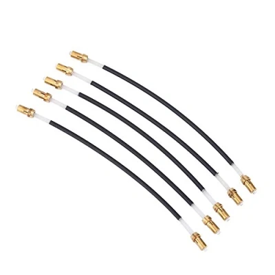 Image de 5 Pcs Fil de cordier Violon, queue corde avec connecteur vis en laiton Accessoire pour 3/4 4/4 violon