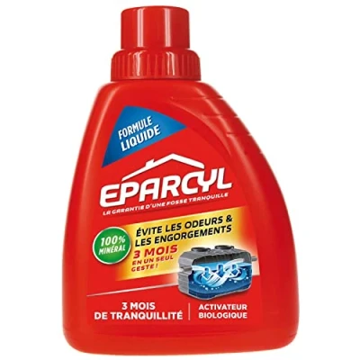 Image de EPARCYL Lot de 2 Flacons (500mL) Liquide Activateur Biologique Entretien Fosses Septiques