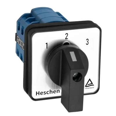 Image de Heschen SZW26 20/123.3 Interrupteur à came universel 3 positions phases 12 points CE 660 V 20 A