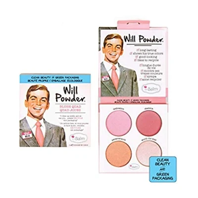 Image de the Balm WILL Powder QUAD Palette pour le visage, Femme, Taille: 10 g, Multi
