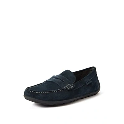 Image de Geox Garçon J New Fast Boy A Mocassins, Black, 35 EU