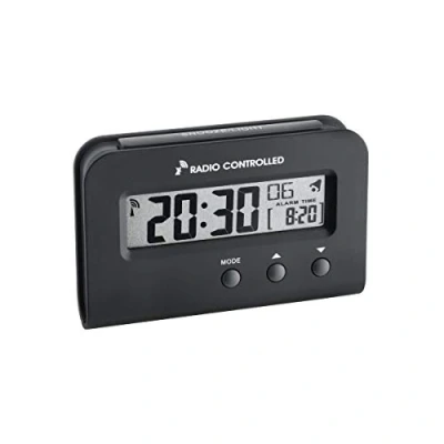 Image de TFA Dostmann 60.2513.01 Rveil radio pilot (Noir)