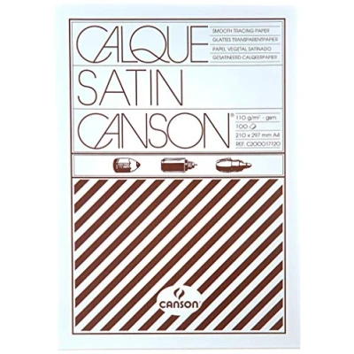 Image de CANSON Ramette 100 feuilles de papier calque satin A4 110/115g/m²