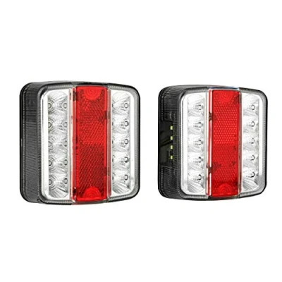 Image de LAS 10103 Lot de 2 Feux arrière LED pour remorque 12 V