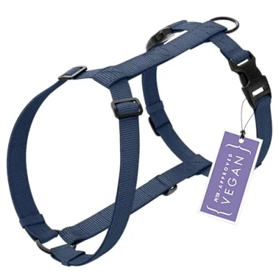 Image de STUCH Harnais pour chien Vegan PureControl Réglable Couleur : bleu foncé Taille XS