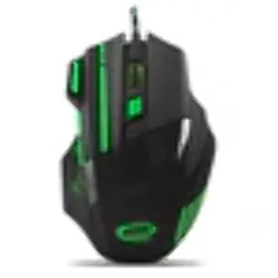 Image de Souris ESPERANZA MX201 WOLF Optique 2400 dpi 7 boutons Filaire USB Vert