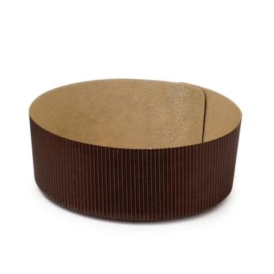 Image de Decora, 0320166 5 Formes pour panettone Bas de 750 g, en papier rigide cellulose pure, Résiste à des températures 200 , Idéales réaliser un maison, Fabriquées Italie.