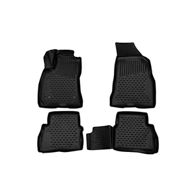 Image de Element Tapis De Sol en Caoutchouc 3D Premium Fiat Doblo II 2010 2020, Noir
