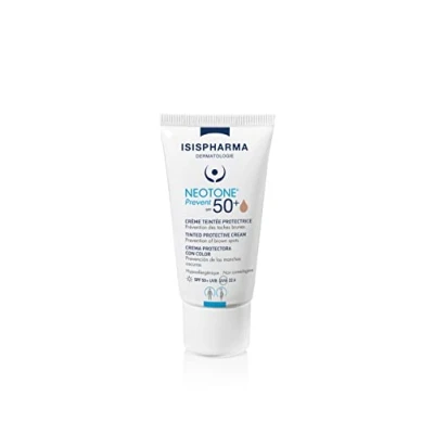Image de Isispharma Neotone Prevent SPF 50+ Anti Taches Brunes Crème Teintée Protectrice Soin Solaire 3 en 1 Adapté aux Femmes Enceintes 30 ml