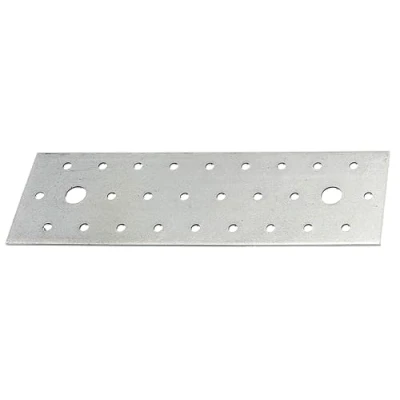 Image de Alberts 849276 Plaque multi trous galvanisée Sendzimir 200 x 60 mm kit de 48