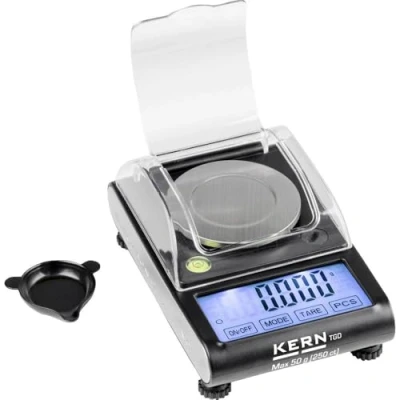 Image de Balance de poche Kern TGD 50 3C Plage pesée (max.) g Lisibilité 0.001 à pile(s) multicolore