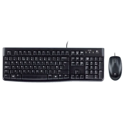 Image de Clavier + souris Logitech K120 qwerty noir