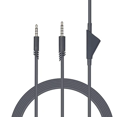 Image de Yaowanguan câble de muet en ligne remplacement pour casques jeu ASTRO A10/A40/A30/A50/A40TR (2m/6,6 pieds, noir)