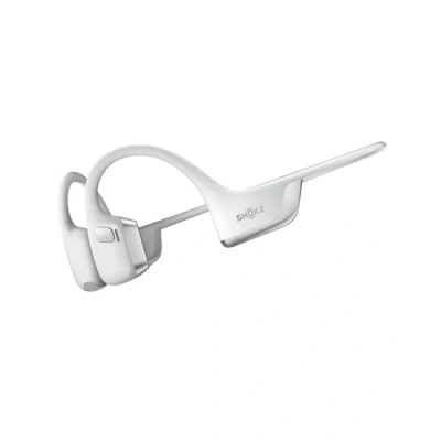 Image de SHOKZ Casque à Conduction Osseuse OpenRun Pro 2, Écouteurs sans Fil Bluetooth 5.3, Microphones Réducteurs de Bruit, Étanchéité IP55, 12h d&#039;Autonomie, Charge Rapide USB C, Argent