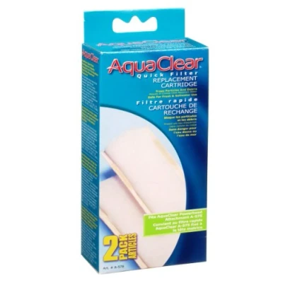 Image de Aquaclear Pack de 2 Cartouches Rechange pour Filtre Rapide Aquariophilie