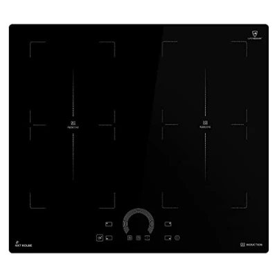 Image de KKT KOLBE Plaque à induction / 59 cm 8,2 kW 4 zones de cuisson 9 niveaux puissance 2 flexibles/Chauffage rapide IH85904FZ