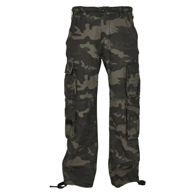 Image de Brandit PURE Vintage Pantalon cargo, Homme, Taille: 6XL, Grey