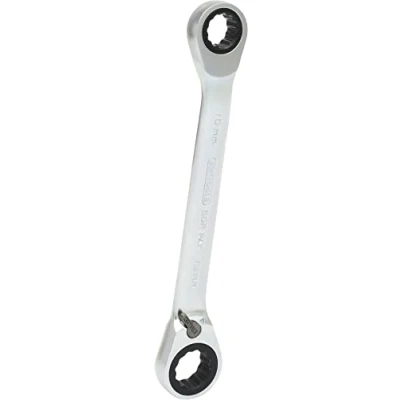 Image de Ks Tools 503.4574 Clé polygonale à cliquet réversible Gamme GEARplus® 10 x 13 mm En chrome Vanadium Finition Satinée