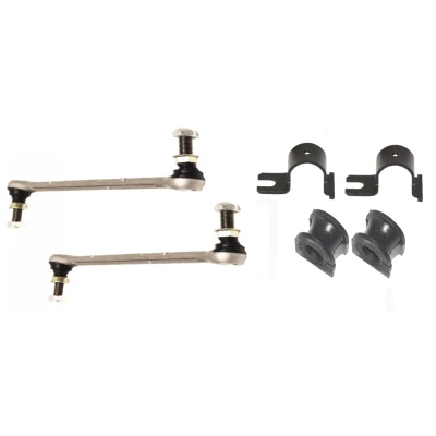 Image de MAPCO 53601/1 Kit de réparation, suspension du stabilisateur Essieu avant gauche, droit avec bielle/barre poussée, colliers