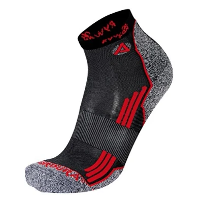 Image de Rywan No Limit Chaussettes de Course L Noir/Rouge