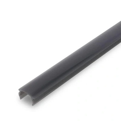Image de Briloner Pimp your Panel Diffuseur aspect fumé foncé, profilé en plastique, accessoires panneaux acoustiques, largeur de fente 16 17 mm, à clipser, raccourcir, 1,3 m,